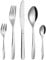Russell Hobbs COMBO-8341 Florence 60-Piece Cutlery Set 18/0 Stainless Steel Tableware for 12 People, Includes Knives, Forks, Dessert Forks, Dessert Spoons and Teaspoons