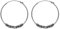 ENTREPLATA Creolen Silber 925 Bali-Stil – Handgefertigtes Paar Unisex-Ohrringe 25 mm – Ethnisches Design aus Sterlingsilber – Modell 3
