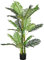 HOMCOM Künstliche Pflanze, Künstliche Palme, Kunstpflanze mit Zementfüllung, Kunstpalme im Topf, Zimmerpflanze für Innendekoration, 150 cm, Grün