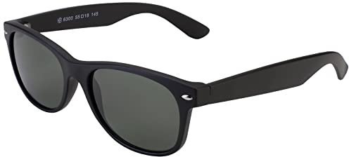 BUNVICK Gafas de Sol Genuinas Polarizadas de Alta Definición Hombres y Mujeres, Diseño Italiano, Anti-reflejo, UV400, Lentes de Vidrio Verdadero Corning(6300 Gray/Green)