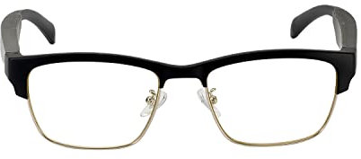 ALZOVOZ Lunettes audio Bluetooth pour homme, lunettes intelligentes anti-lumière bleue pour femme, adaptées pour les activités intérieures et extérieures, lunettes Bluetooth sans fil avec