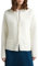 United Colors of Benetton Damen M/L 1494d6833 Jacke, Milch weiß 074, L