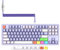 AJAZZ AK873PRO-XINMENG 75% Wired Gaming Keyboard - Custom Pre-Lubed Switch TKL 80% Gasket Mechanical Keyboard - Compact 87 Keys Anti-ghosting PBT Keycaps - Coiled Usb C Cable for PC/Mac/Win - PurpleB