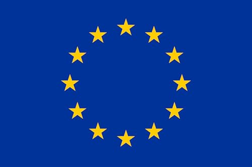 2 x Aufkleber Flagge Europa – EU Fahne 8 x 5 cm – Wetterfest & UV-beständig – Sticker Europäische Union – Auto, Motorrad, Laptop, Boot, Wohnmobil