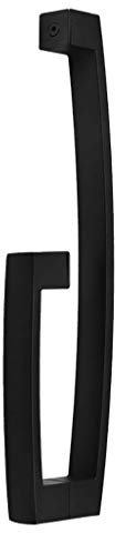 Außen-Innen-Universal-Treppenhandlauf, Edelstahl-Duschglas-Türgriff/Büro-Push-Pull-Türgriff, kann um 90 ° gedreht Werden, schwarz, Länge 415 mm/16,3 Zoll