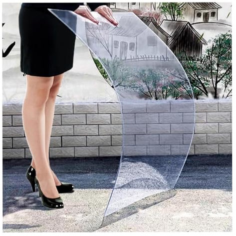 ZLRBN Plaque Polycarbonate pour Serre Jardin, Panneaux de Toit D'endurance PC pour Serre Chaude, Panneaux de Toit de Construction (1.22x1m/4.0x3.3ft)