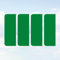 4 x Green Stickers for Number Plate EV Self-Adhesive Vinyl Electric Car Brexit