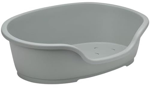 Moderna Hundebett aus Kunststoff, Olivgrün, Größe M