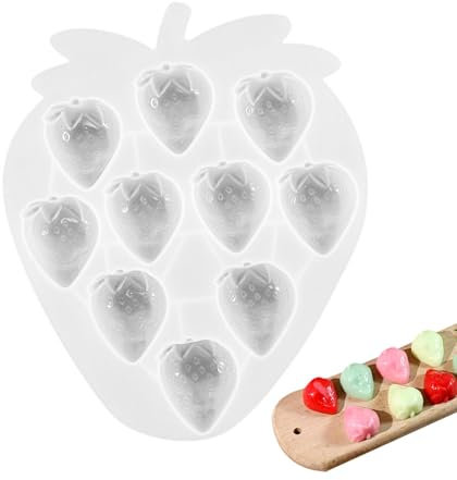 Strawberry Mold, Strawberry Mold for Kids Cupcake - Candy Making Supplies Soft Strawberry Mould,Smooth Silicone Mold Cake Baking Mould,Chocolate Baking Mold