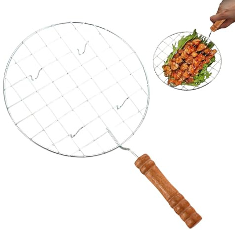 Mehrzweck-Rundgrill Für Roti Jali Papad Chapati Jari Grillpfanne Großer Grillrost Mehrzweck-Dampf-, Kühl- Und Backgrill Aus