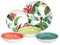 Tognana Tropicalia, Juego de platos 18 piezas para 6 personas, porcelana, multicolor