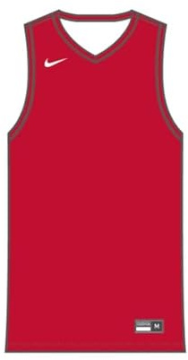 Nike Unisex Kinder Youth Team25 Basketball Stock Reversible Jersey - University Red Shirt