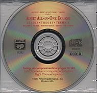 Alfred's Basic Adult All-In-One Piano Course Level 1 (CD). Für Klavier