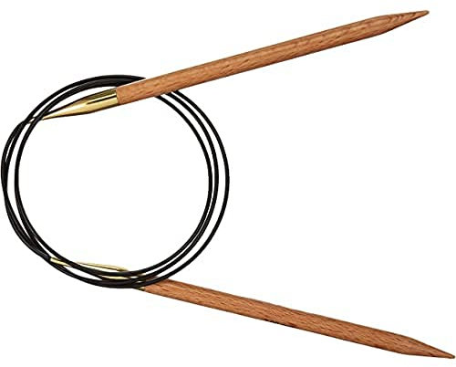 KnitPro Basix Birch Rundstricknadel, 100 cm Länge x 7.00 mm Stärken