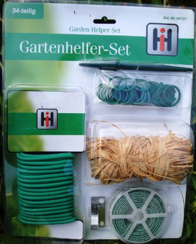 Gartenhelfer-Set Garten-Set 34-teilig für Blütepflanzen und Gemüse-Pflanzen