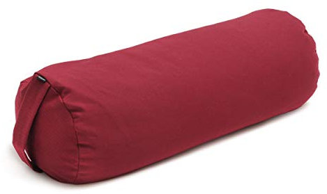 Yogistar Yoga-Bolster Yin - Standard - Rund Bordeaux