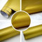 TipTopCarbon 8,55€/m² Matt Gold 152cm breit Blasenfrei Autofolie selbsklebend mit Luftkanäle 3D Flex Folie Auto