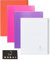Lot de 4 Cahiers Koverbook 2 en 1 24 x 32-48 pages Clairefontaine + 1 Index Adhésif Blumie