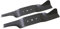 SECURA Messersatz Set 2 Messer High-Lift kompatibel mit MTD CMI Mastercut Gutbrod 7420506 7420300 74204108