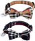 CIUJOY 2pcs Katzenhalsband mit Sicherheitsverschluss und Glöckchen, einstellbar von 7.8-10.2 Zoll, Katzenhalsband Elastisch, Katzenhalsbänder mit Schleife Krawatte für Kätzchen