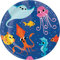 Creative Party Ocean Celebration Party Lunch Plates 7, 8ct 346229