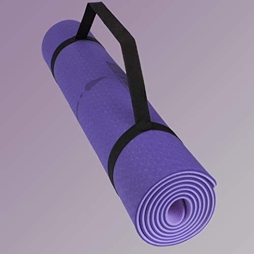 Calma Dragon Yogamatte - Rutschfeste Sportmatte mit Trageriemen, Beste Fitnessmatte für alle Arten von Yoga, Pilates & Bodentraining (5mm dick 183 x 68 cm)
