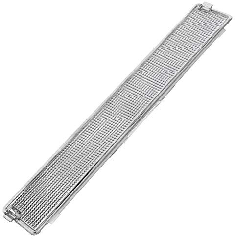 SPARES2GO Lamp Lens Cover Plate Compatible with Zanussi Cooker Hood (368 x 59mm)
