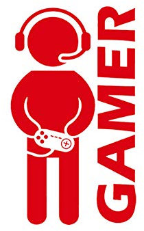 Recognise Design Gaming Vinyl Wall Stickers Video Game Cool Gamer Wall Decal Art Décor