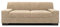 DOMO. collection Sofa Norma, 2-Sitzer Couch, 2er Polster-Garnitur mit Holzfüßen, 194 x 85 x 74 cm (BxTxH), Strukturstoff beige