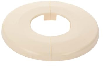 tecuro Scharnierrosette Ø 27 mm x Ø 65 mm x 6,5 mm - Kunststoff ABS weiß