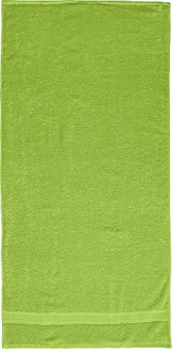 REDBEST Duschtuch Chicago apfelgrün Größe 70x140 cm - saugstark, strapazierfähig, ideal für Reisen, Sport (weitere Farben)