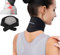 Nackenstützgurt Heizkissen Nackenstütze gegen Nackenschmerzen, Wärmende Nackenbandage mit Turmalin Magneten Halswärmer Nackenband, selbstwärmend verstellbare Cervicalstütze Halskrause