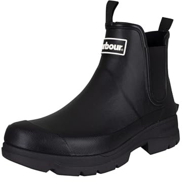 Barbour Uomo Stivali Di Gomma Nimbus, Black, 44.5 EU