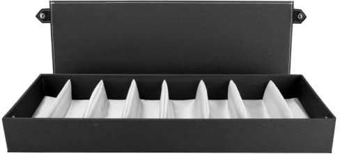Sonnenbrillen-Aufbewahrungsbox, Brillen-Organizer-Box, stabil und langlebig, 8 separate Fächer für den Heim- und Reisegebrauch zur Aufbewahrung von Sonnenbrillen(Schwarz)