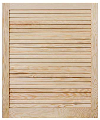 ben+camilla.com geschlossene Lamellentür | 71,7 x 59,4 cm natur | Hochwertige Massivholz Lamellentüren | Für Schrank- und Möbelbau | Kiefernholz unbehandelt