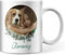 Taza Personalizada con Foto y Texto en Escote Corazón, Regalos Personalizados para Madres, Día de la Madre, Pareja, Mascota, Abuela, Abuelo, Mamá y Papá (Escote Circular)