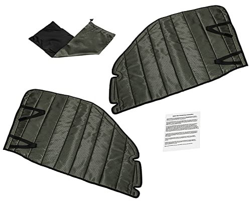 CTcar Isolierte Verdunkelungs-Frontscheibenabdeckungen passend für Mercedes Benz Sprinter, Campervan-Zubehör, Vanlife Must Have Sun Shades und Van Life Essentials (Sprinter 2007–2018 (NCV3)) (Paar)
