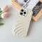 ZCDAYE for iPhone 11 Case, Cute Spiral Pattern Wave Shape Phone Case for Women Girls, Silky Touch Soft Slim Protective Cover Compatible with iPhone 11 (6.1 inch), Beige