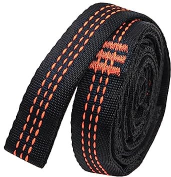 NUZAMAS 2 Pcs Hammock Straps Yoga Swing Hanging Belt Outdoor Camping Hammock Tree Accessories Suspension System Heavy Duty Extension Loop Total 2 Meter