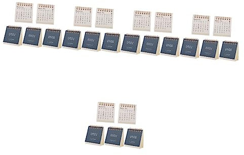 Ciieeo 25 Stück 2022 Tischkalender 2022 Täglicher Tischkalender 2022 Jahreskalender 2021 2022kleiner Tischkalender Mit Ständer Mini-abreißkalender 2022 Büro Dekorationen Papier Karikatur