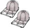 xocome Set de 2 soportes para limpieza de gorras en el lavavajillas, protege y sujeta las gorras de béisbol. Adecuado para gorras de béisbol con visera curva o recta