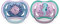 Philips AVENT ultra air Schnuller - 2er Pack, BPA-freier, atmungsaktiver Schnuller für Babys von 6-18 Monaten, inklusive Transport- und Sterilisationsbox, Seepferdchen/Kugelfisch (Modell SCF085/61)