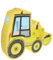 PRETYZOOM Kinder Bagger LKW Pinata zum Befüllen Aufhängen Auto Geschenkbox Süßigkeiten Schachtel Jungen Mädchen Geburtstag Party Mitgebsel Spielzeug Hängedeko Deko - Gelb