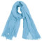Van Der Rich ® - Schal mit fein gekreppter Oberfläche für Damen und Herren (26-Hellblau, One Size)