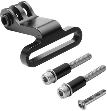Cosswe Fahrrad Kamera Halterung Adapter Aluminiumlegierung Fahrradstiel Action Kamerahalterung Adapter Zubehör für Gopro Sport Action Camera Mount Stativhalterung