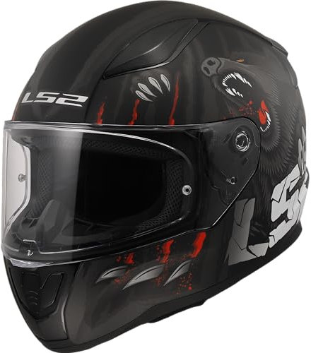 LS2 casco integrale per moto Rapid II Claw black M