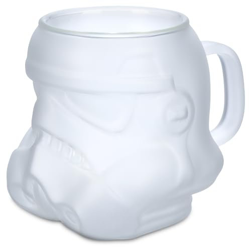 Disney Store Tasse en verre motif casque de Stormtrooper de table – Star Wars, cadeau de pendaison de crémaillère, femmes et enfants