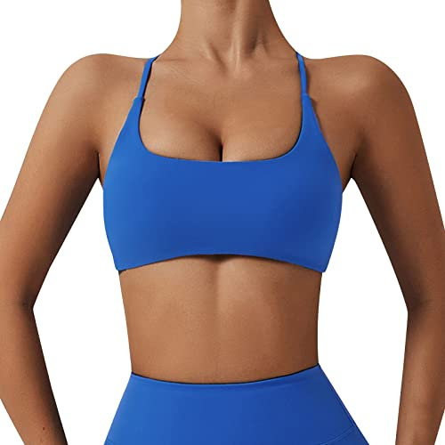 Spring Deals Sports Bra Pants Set Reusable Strapless Pushup Bra Bras Without Wires Women Adhesive Bra Large Breasts Bras for Women Sports Skin Colour Strapless Bra Ladies Gifts Ideas Clearance Blue