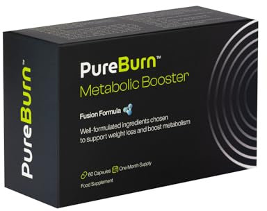 PureBurn Apetite Control & Speed up Metabolism | with Chromium, Siberian Ginseng, Vitamin B6 and Cayenne Pepper | NO Additives | Weight Management & Muscle Recovery* | 60 Vegetarian Capsules