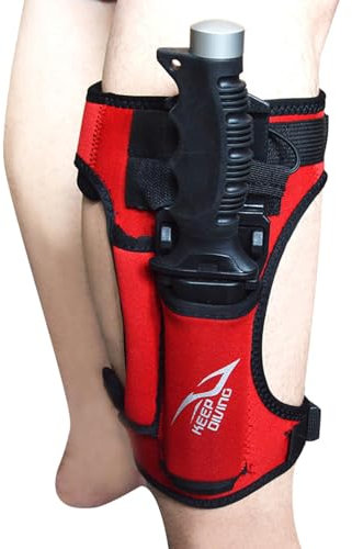 Diving Blaade Sheath - Scuba Knifes Holder, Leg Mount Dive Tool Sheath | Stainless Steel Underwater Blaade and Scabbard, Non Slip Grip Fixed Blaade Pouch for Snorkeling and Recreational Diving